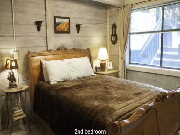 Mountain & Creek Views from this Two Bedroom Ski Condo